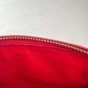 Chanel Vintage Diamond CC Barrel Bag Quilted Mini Red
