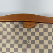 LOUIS VUITTON Damier Azur Graceful MM Rose Ballerine