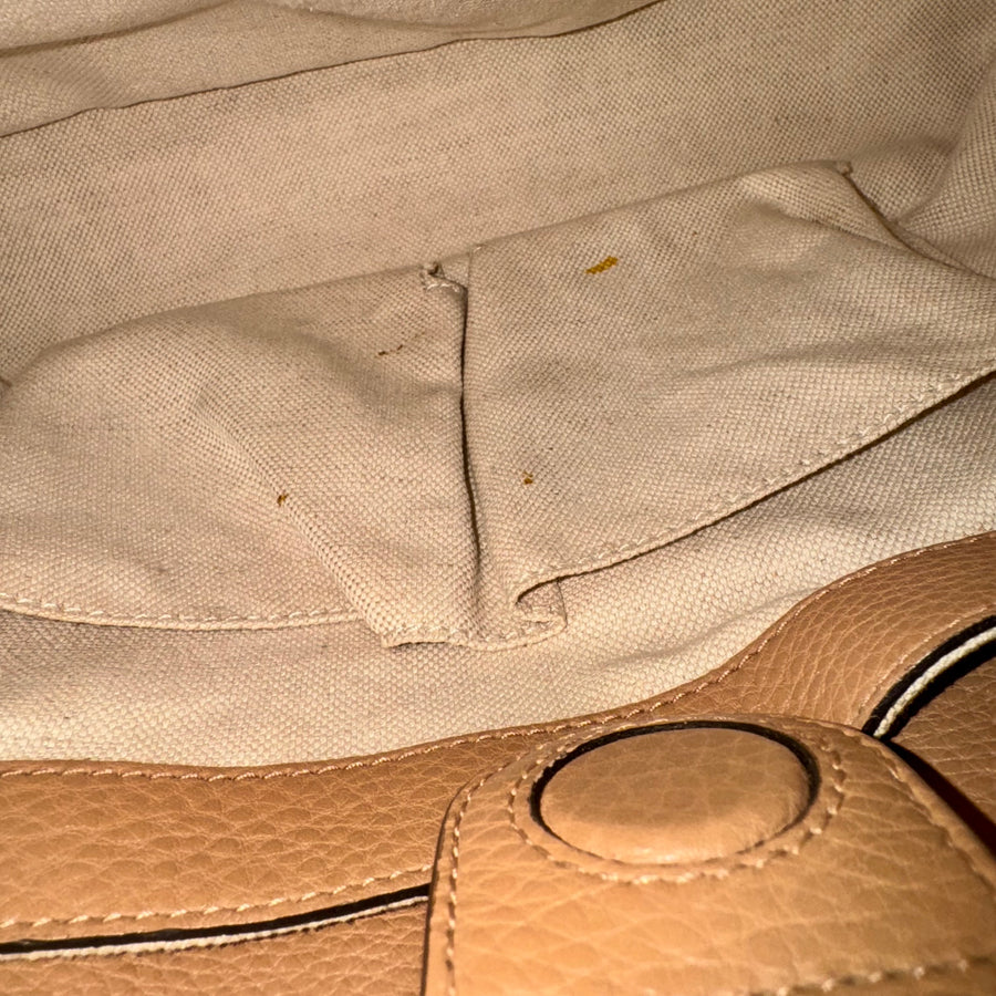 Gucci Bamboo Shopper Tote Beige, Small