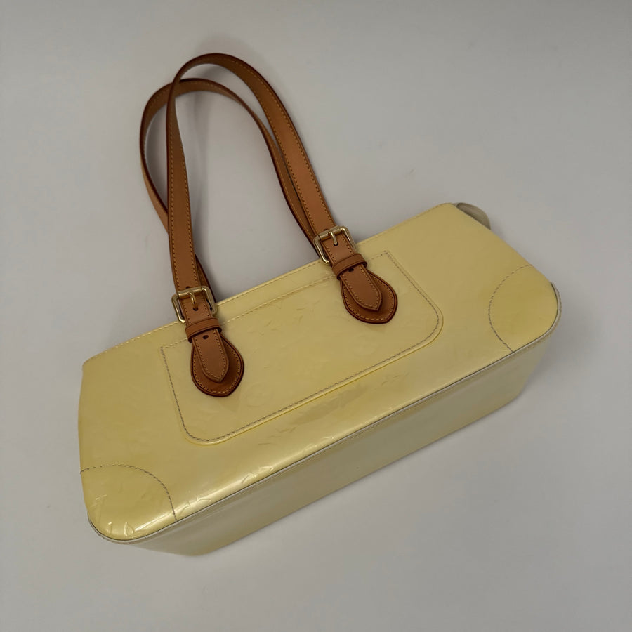 LOUIS VUITTON Monogram Vernis Rosewood Ave Perle