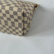 LOUIS VUITTON Damier Azur Graceful MM Rose Ballerine