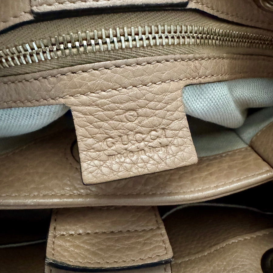 Gucci Bamboo Shopper Tote Beige, Small