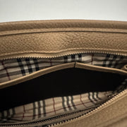 Burberry London Leather Shoulder Bag - Beige