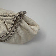 CHANEL Python Croissant Bag Ivory