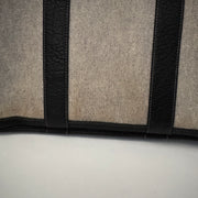 HERMES Toile Negonda Garden Party 36 MM Tote Black Ecru
