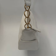 CHANEL Calfskin Timeless CC Shoulder Bag, White