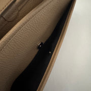 Burberry London Leather Shoulder Bag - Beige