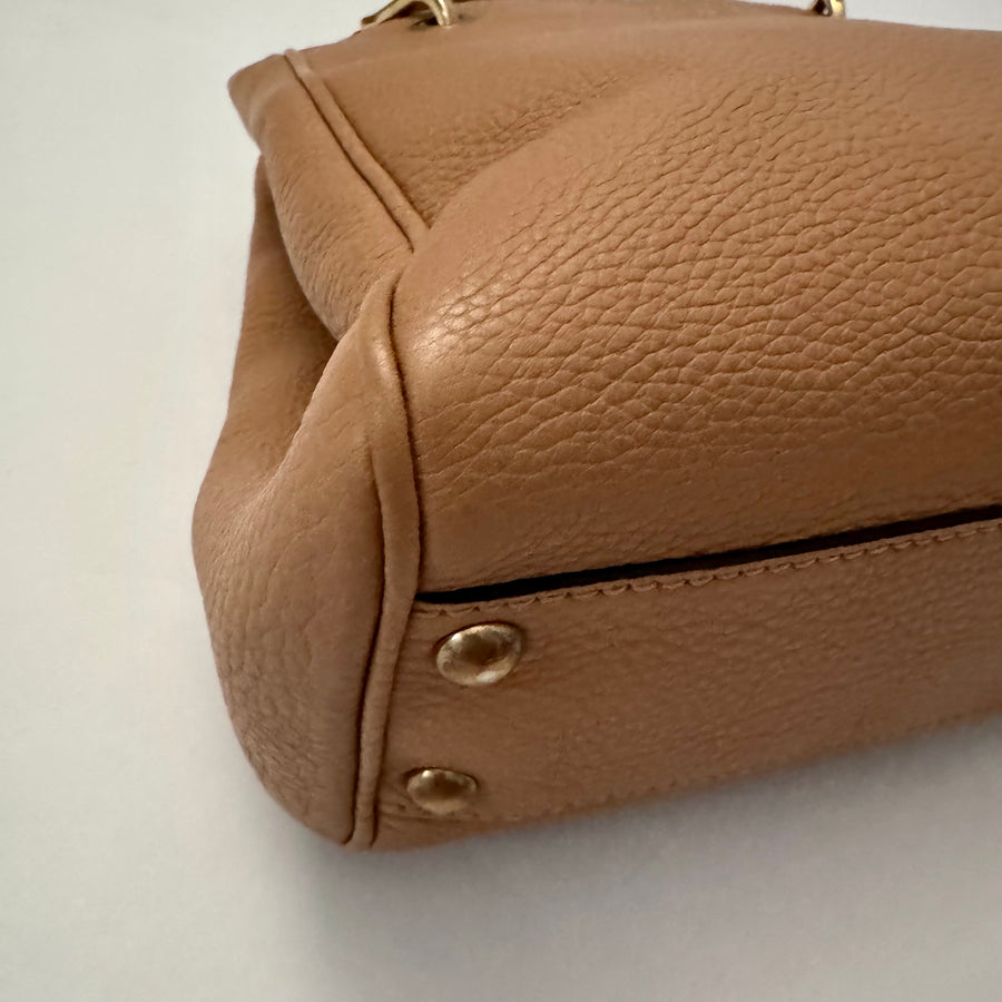 Gucci Bamboo Shopper Tote Beige, Small