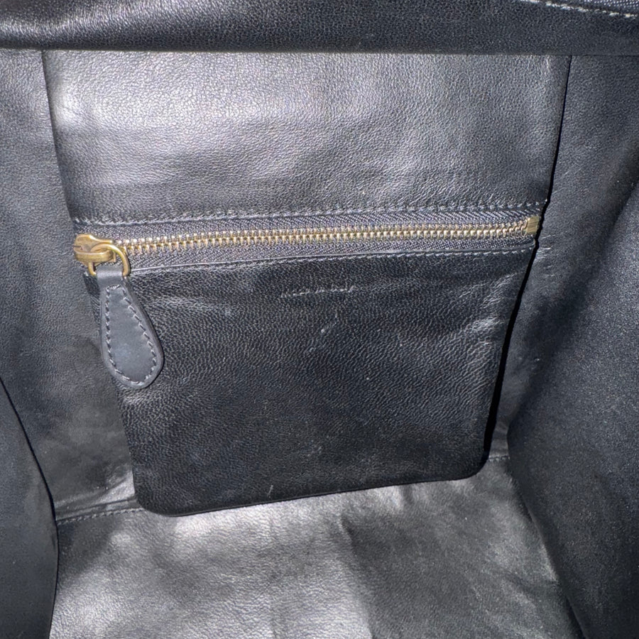 CELINE  Micro Tricolor Calfskin Luggage Tote
