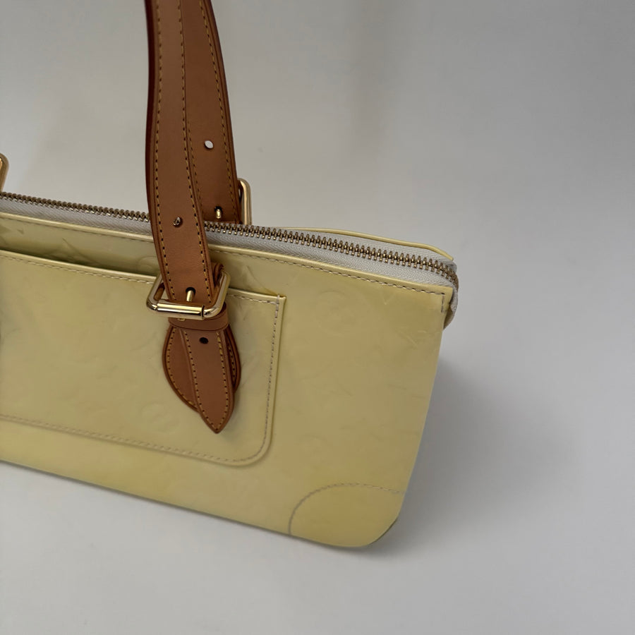 LOUIS VUITTON Monogram Vernis Rosewood Ave Perle