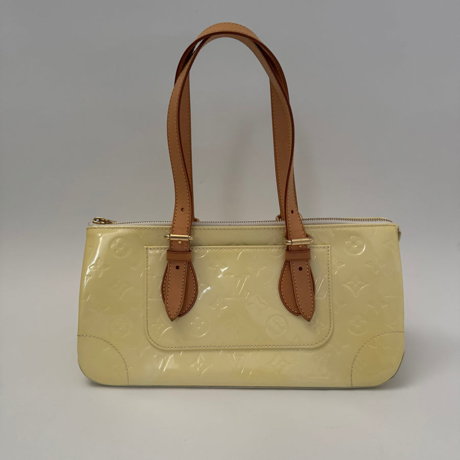 LOUIS VUITTON Monogram Vernis Rosewood Ave Perle