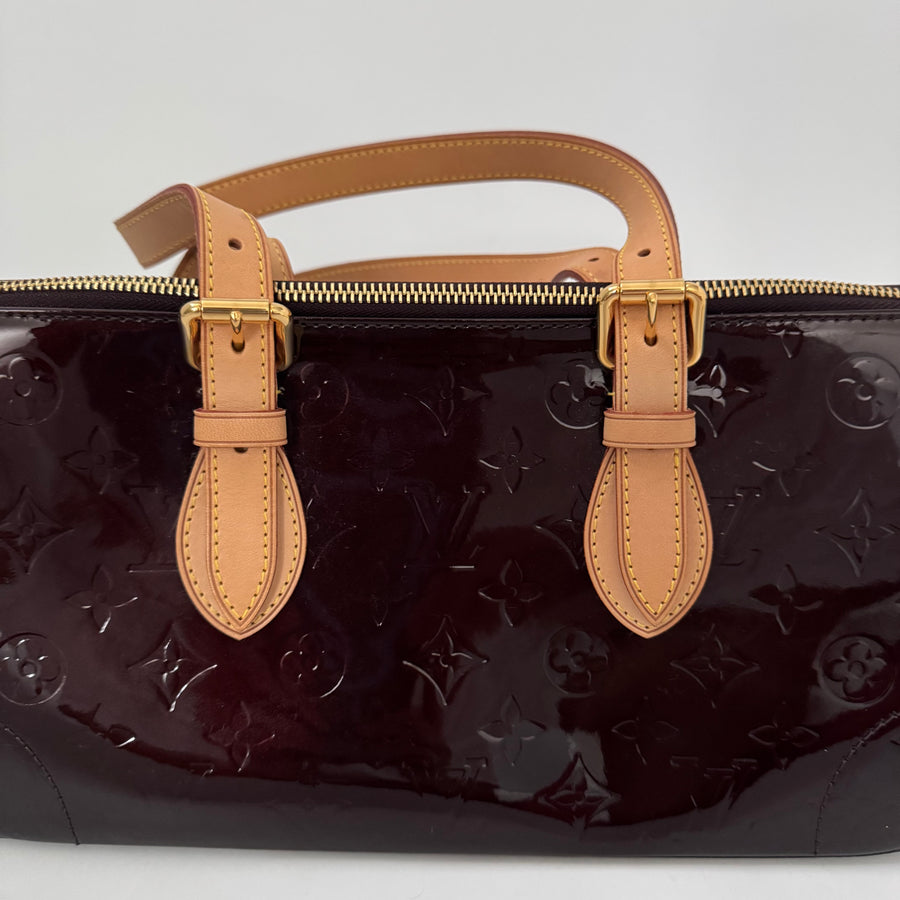 LOUIS VUITTON Monogram Vernis Rosewood Ave Amarante