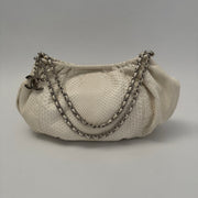 CHANEL Python Croissant Bag Ivory