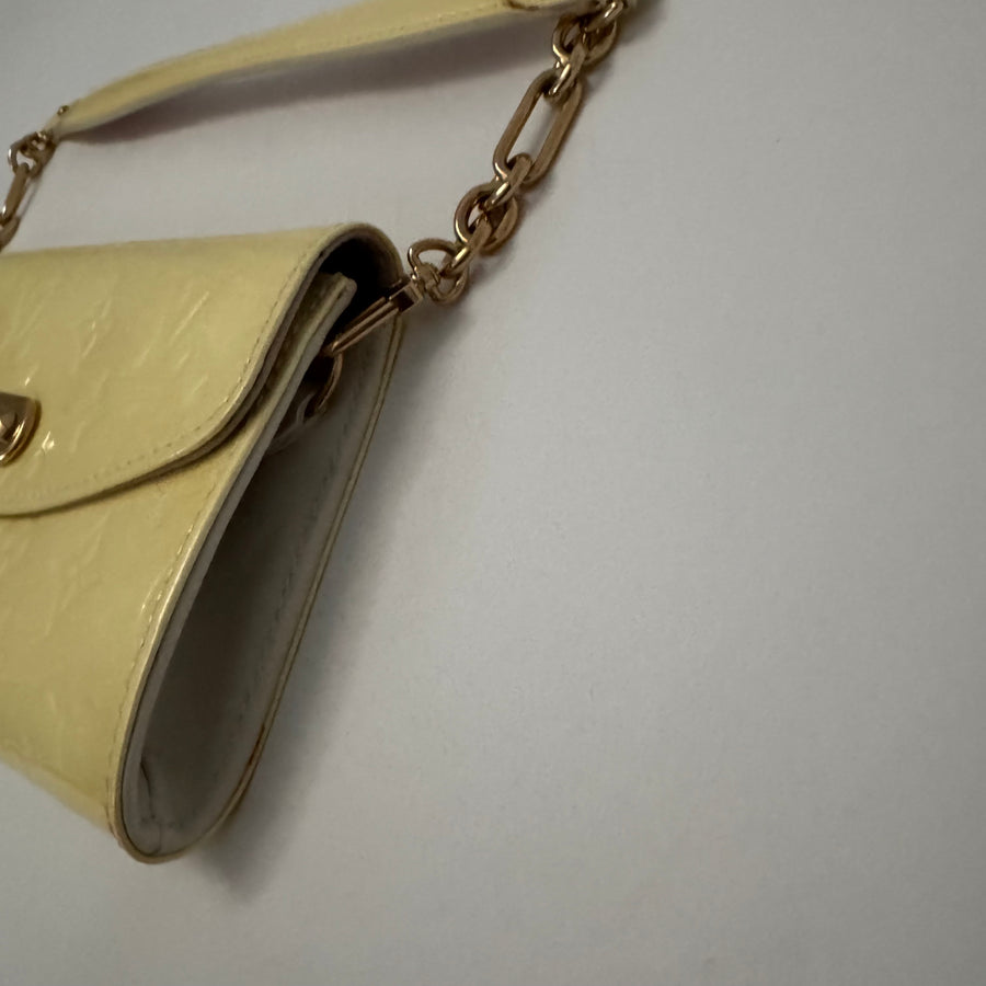 LOUIS VUITTON Perle Monogram Vernis Sunset Boulevard Bag