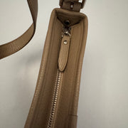 Burberry London Leather Shoulder Bag - Beige
