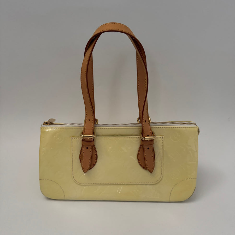 LOUIS VUITTON Monogram Vernis Rosewood Ave Perle