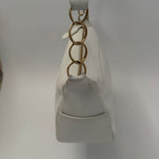 CHANEL Calfskin Timeless CC Shoulder Bag, White