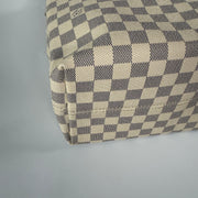 LOUIS VUITTON Damier Azur Graceful MM Rose Ballerine