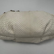 CHANEL Python Croissant Bag Ivory