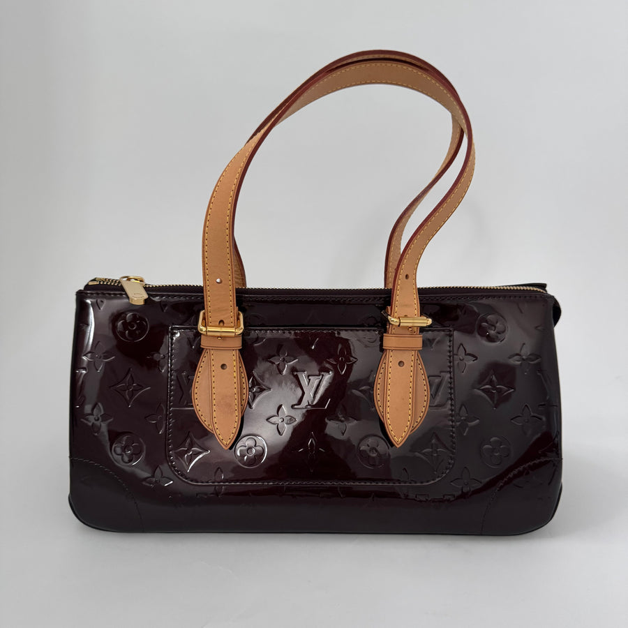 LOUIS VUITTON Monogram Vernis Rosewood Ave Amarante