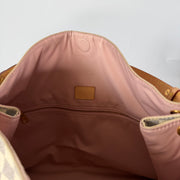 LOUIS VUITTON Damier Azur Graceful MM Rose Ballerine