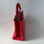 LOUIS VUITTON Taurillon Capucines MM Coquelicot