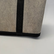 HERMES Toile Negonda Garden Party 36 MM Tote Black Ecru
