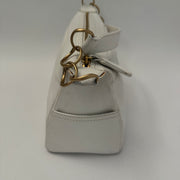 CHANEL Calfskin Timeless CC Shoulder Bag, White