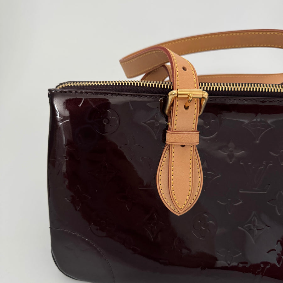 LOUIS VUITTON Monogram Vernis Rosewood Ave Amarante