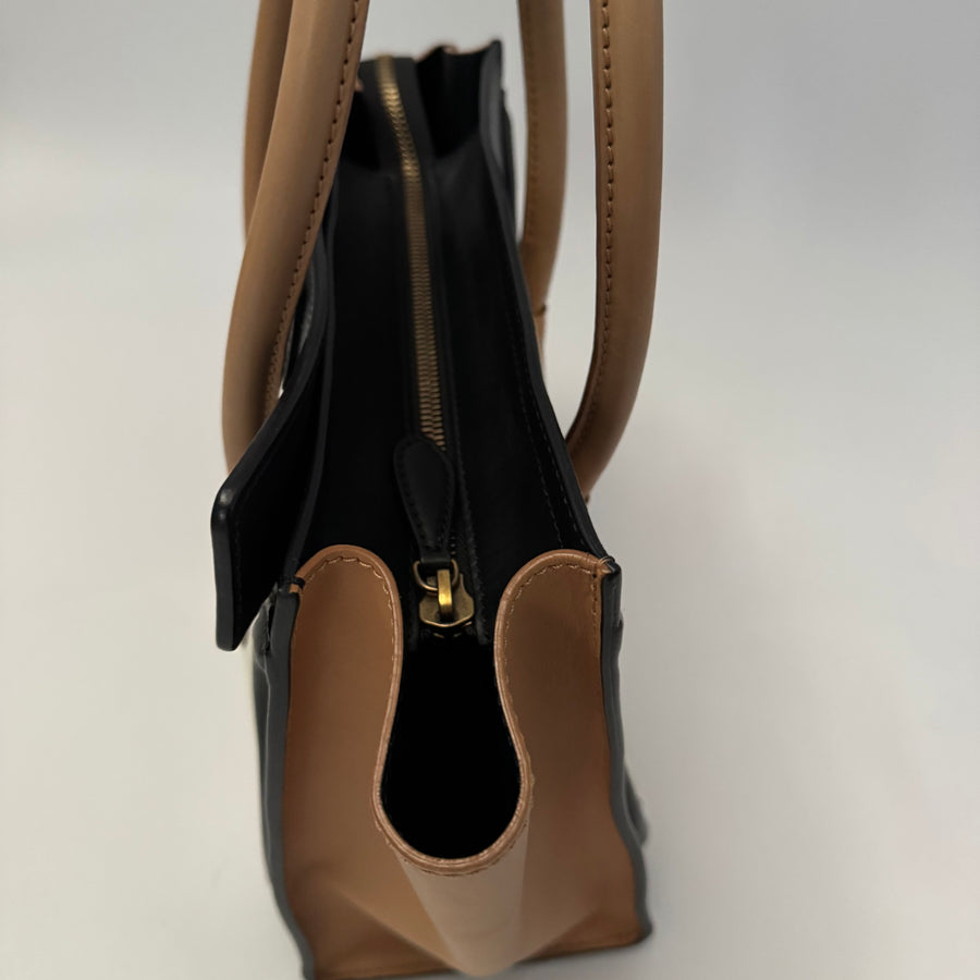 CELINE  Micro Tricolor Calfskin Luggage Tote