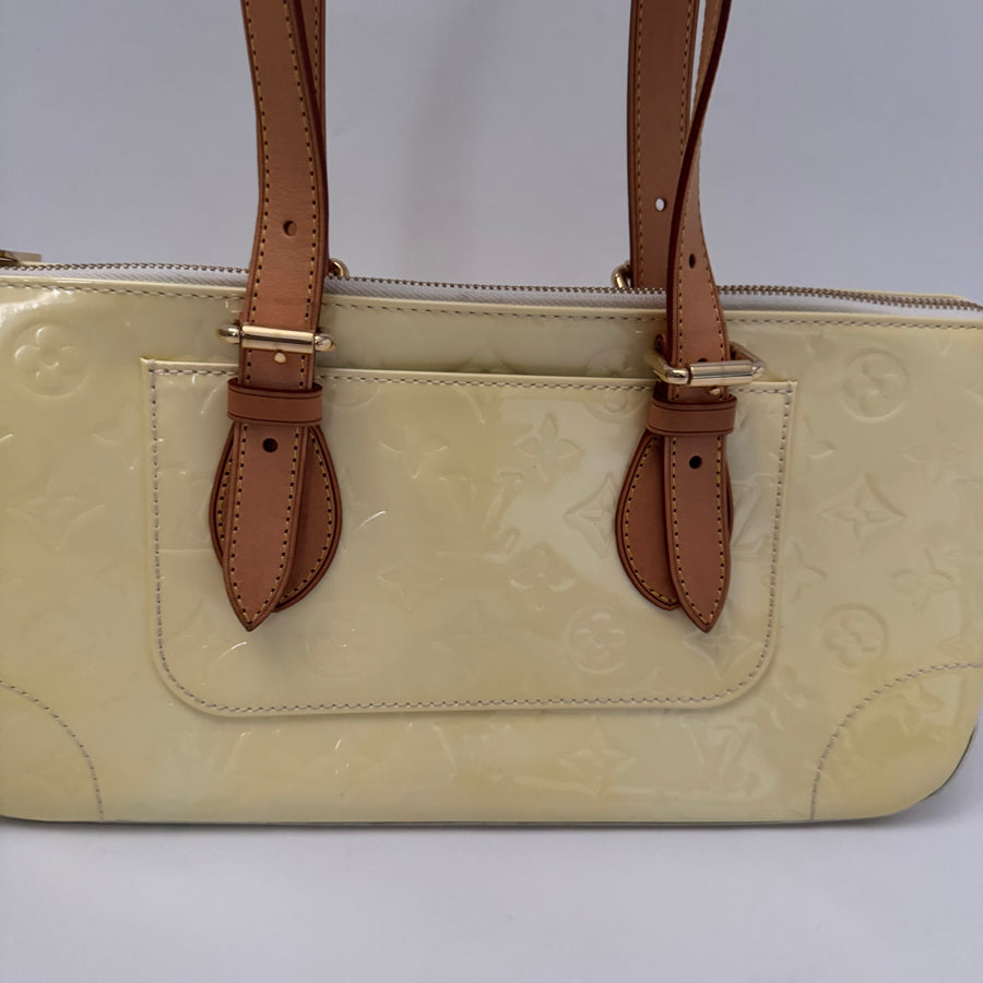 LOUIS VUITTON Monogram Vernis Rosewood Ave Perle