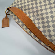 LOUIS VUITTON Damier Azur Graceful MM Rose Ballerine