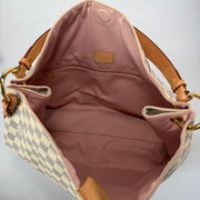LOUIS VUITTON Damier Azur Graceful MM Rose Ballerine