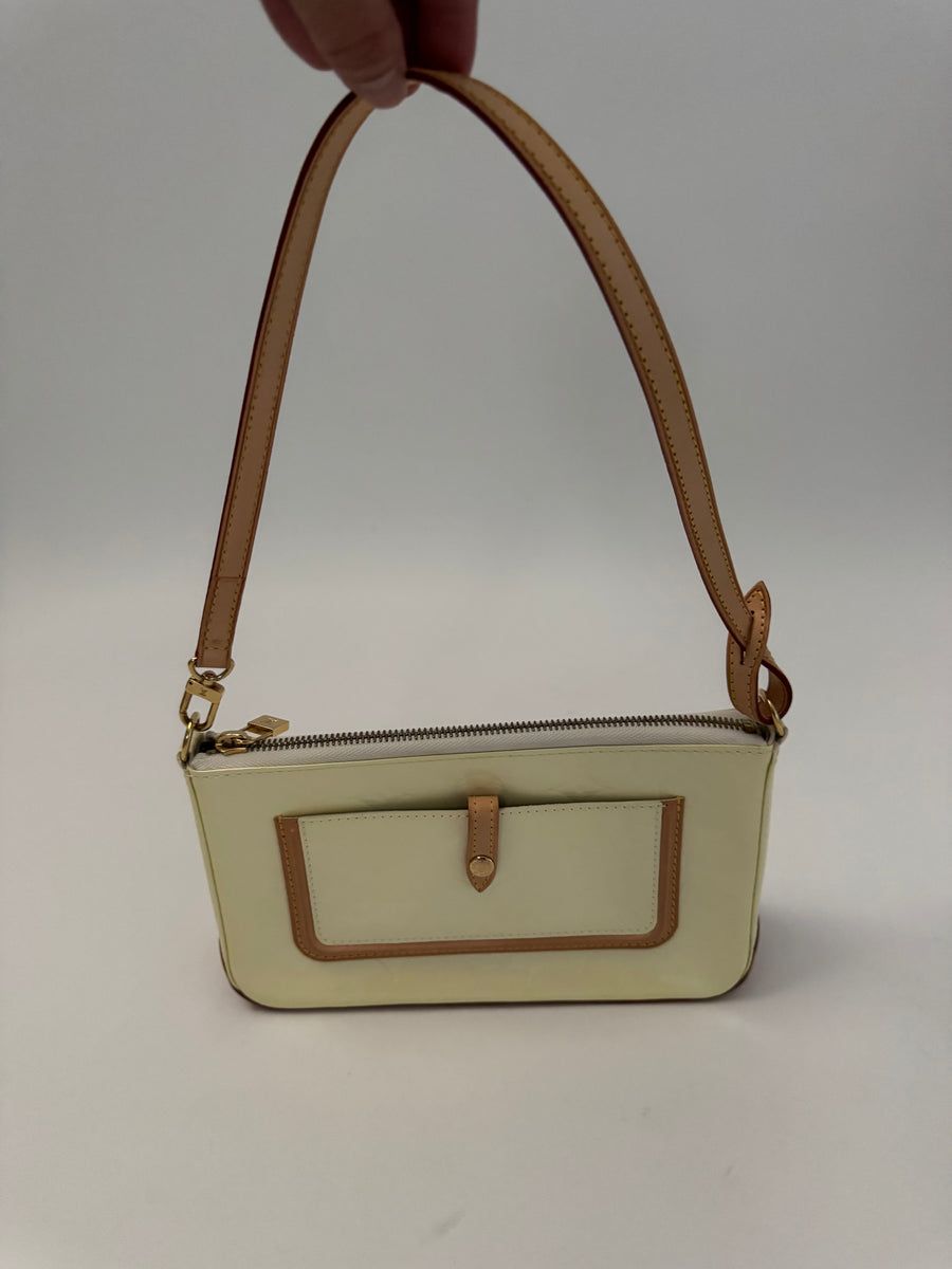 Louis Vuitton Mallory Square Ivoire Monogram Vernis Bag
