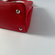 LOUIS VUITTON Taurillon Capucines MM Coquelicot