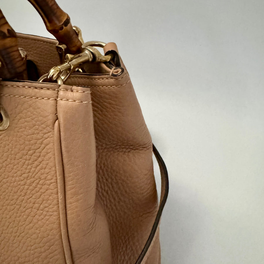 Gucci Bamboo Shopper Tote Beige, Small