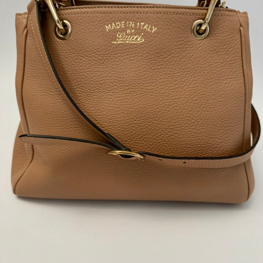 Gucci Bamboo Shopper Tote Beige, Small