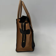 CELINE  Micro Tricolor Calfskin Luggage Tote