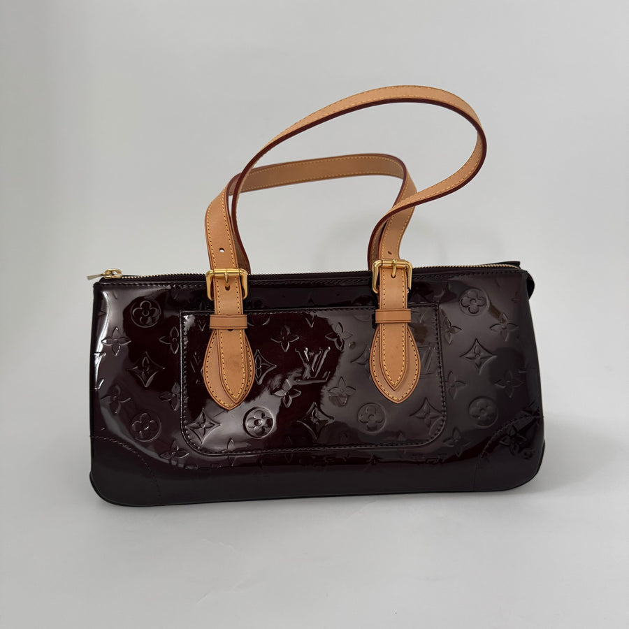 LOUIS VUITTON Monogram Vernis Rosewood Ave Amarante