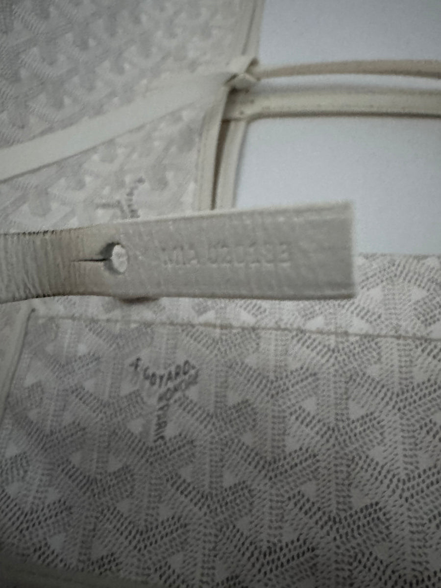 GOYARD Goyardine Saint Louis PM White