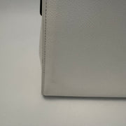 Chanel Vintage CC Lock Tote Caviar Medium White Leather