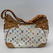 Louis Vuitton Greta White Multicolor Shoulder Bag