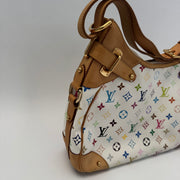 Louis Vuitton Greta White Multicolor Shoulder Bag