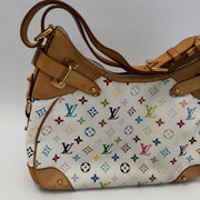 Louis Vuitton Greta White Multicolor Shoulder Bag