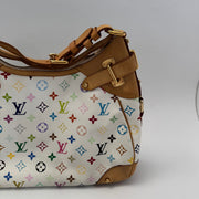 Louis Vuitton Greta White Multicolor Shoulder Bag