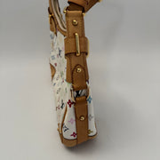 Louis Vuitton Greta White Multicolor Shoulder Bag