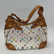 Louis Vuitton Greta White Multicolor Shoulder Bag