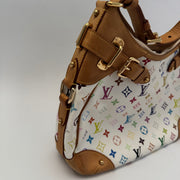 Louis Vuitton Greta White Multicolor Shoulder Bag