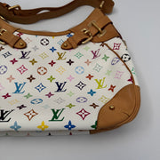 Louis Vuitton Greta White Multicolor Shoulder Bag