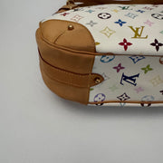 Louis Vuitton Greta White Multicolor Shoulder Bag